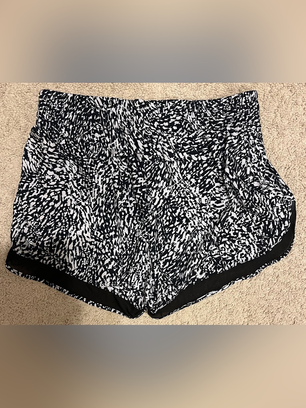 Mesh Racer Run Mid Rise 4" Short - Picture 2 of 3